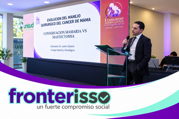 El I Congreso Internacional Oncológico del Norte PJC fue organizado por la Liga Académica de Oncología de UNISUD - LAONCO, y contó con el acompañamiento de la Sociedad Paraguaya de Cancerología – SOPAC. (Foto: Asesoría de Prensa de Universidad Sudamericana).