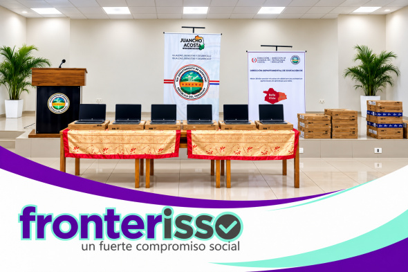 Los equipos fueron distribuidos entre instituciones de los distritos de Pedro Juan Caballero, Bella Vista Norte, Capitán Bado, Cerro Corá, Karapa'í y Zanja Pytã, seleccionadas por el MEC de acuerdo con sus niveles de vulnerabilidad. (Foto: Gobernación de Amambay). 