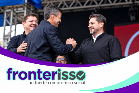 Juancho Acosta solicitó al Poder Ejecutivo la construcción de un viaducto sobre la Ruta PY05 para mejorar la conexión entre sectores de Pedro Juan Caballero, además del fortalecimiento de la infraestructura energética para atraer nuevas inversiones. (Foto: Gobernación de Amambay). 