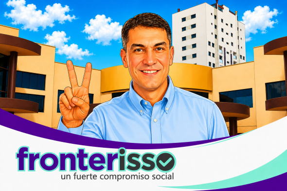 La continuidad de Acevedo se sostiene en varios argumentos: los cambios introducidos en la estructura jerárquica municipal, la renovación de áreas estratégicas como el Departamento de Obras y la incorporación de profesionales jóvenes a funciones relevantes. (Ilustración: Diego Lozano para fronterisso).